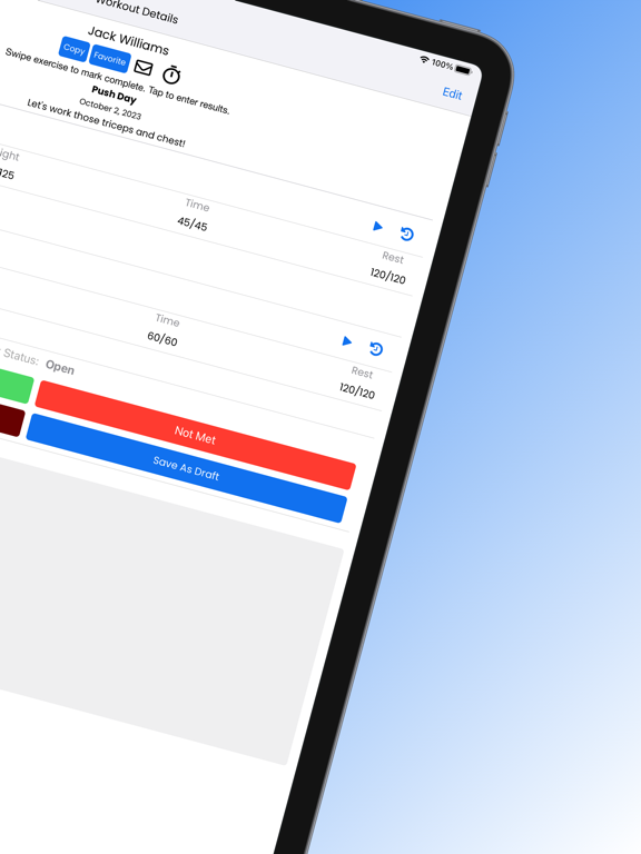 Screenshot #5 pour FitSW for Personal Trainers