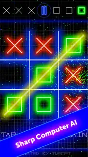 tic tac toe glow by tmsoft iphone screenshot 3