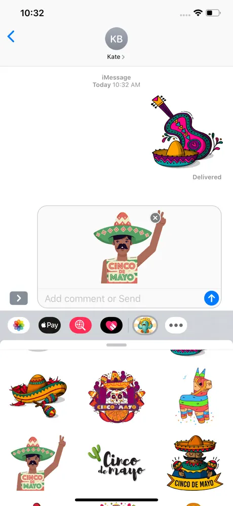 Cinco De Mayo Time Stickers