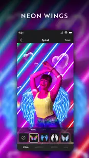 neonart: neon background maker iphone screenshot 3