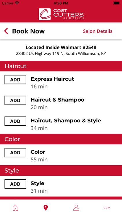 Cost Cutters Hair Salon