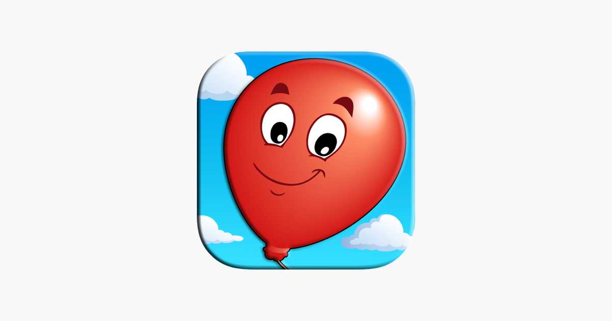 Sovereign springvand blive forkølet Balloon Pop Spil for Børn i App Store