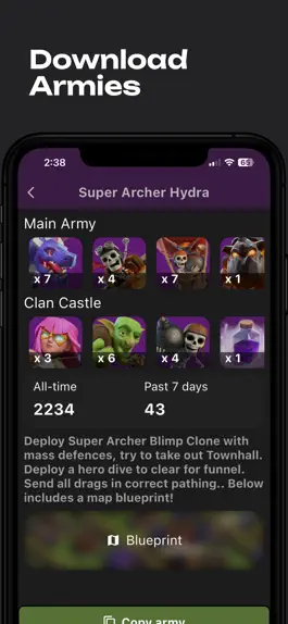 Game screenshot Clashtopia: Clash Base Layouts apk