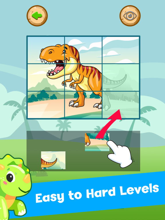 Screenshot #5 pour jeu dinosaures puzzle jigsaw