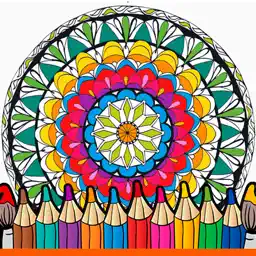 Mandala Coloring Book - Pages app icon