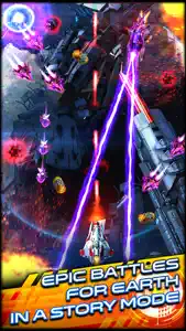 Space Galaxy Warrior Shooter screenshot #2 for iPhone