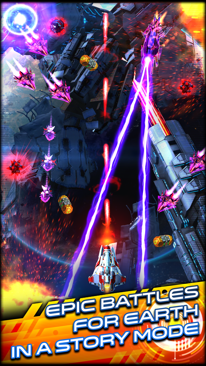 Space Galaxy Warrior Shooter screenshot 1