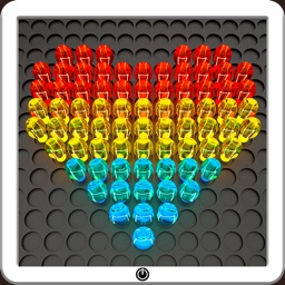 Lite-Brite Numbers Retro Art