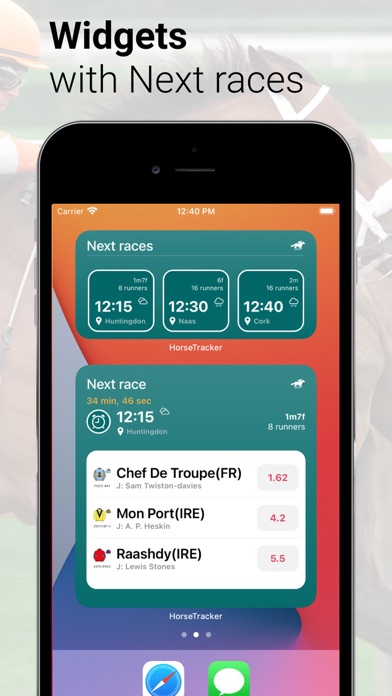 Horse Racing Tracker - Winner Screenshot
