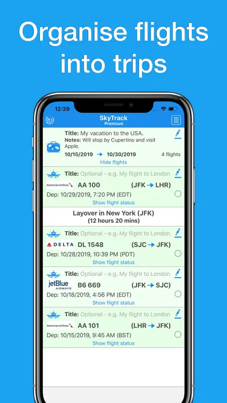 SkyTrack | Live Flight Radar screenshot 8 of 10