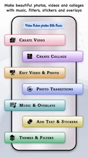 video maker photos with music iphone screenshot 1