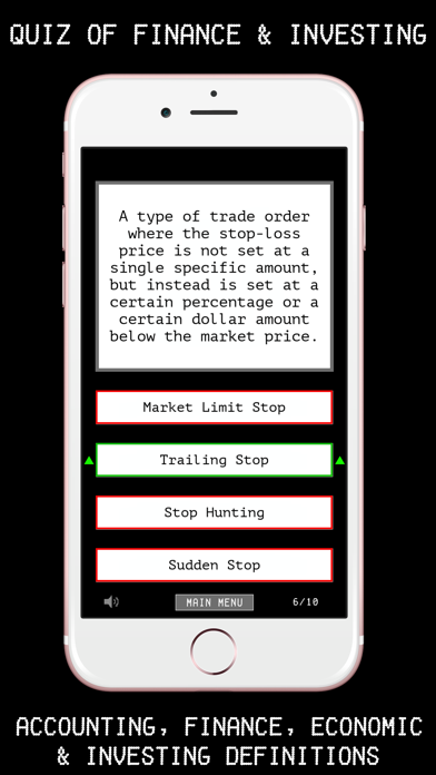 Screenshot #3 pour Quiz of Finance and Investing