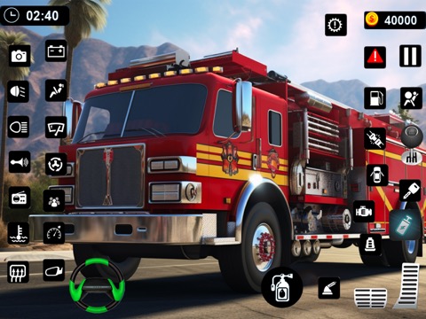 消防車ゲーム - 消防士ゲム - 911警官 パトカーゲームのおすすめ画像1