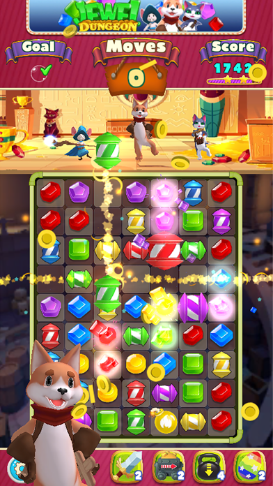 Jewel Dungeon Match 3 Screenshot