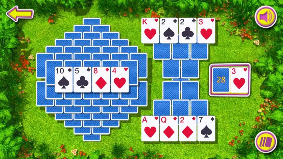 Capture d'écran de Summer Solitaire, Le Jeu sur iPhone 4