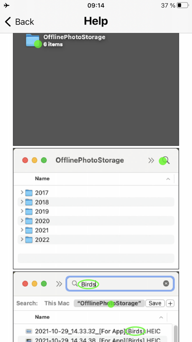 Offline Photo Storage Screenshot