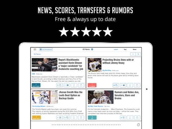Screenshot #4 pour Hockey News, Scores & Videos