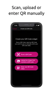 qrwidget - qr code widget iphone screenshot 2