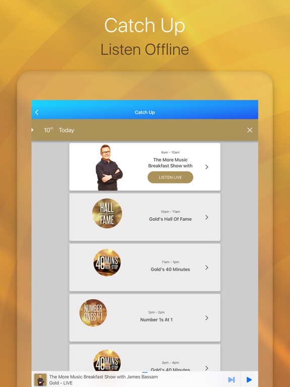 Screenshot #6 pour Gold Radio by Global Player