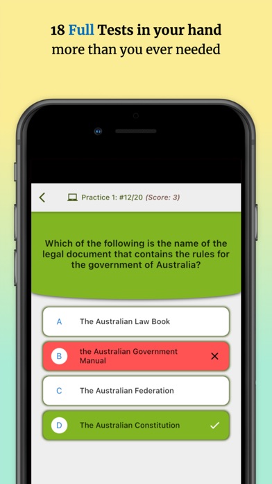 Aus Citizenship Test by ExamUp Screenshot