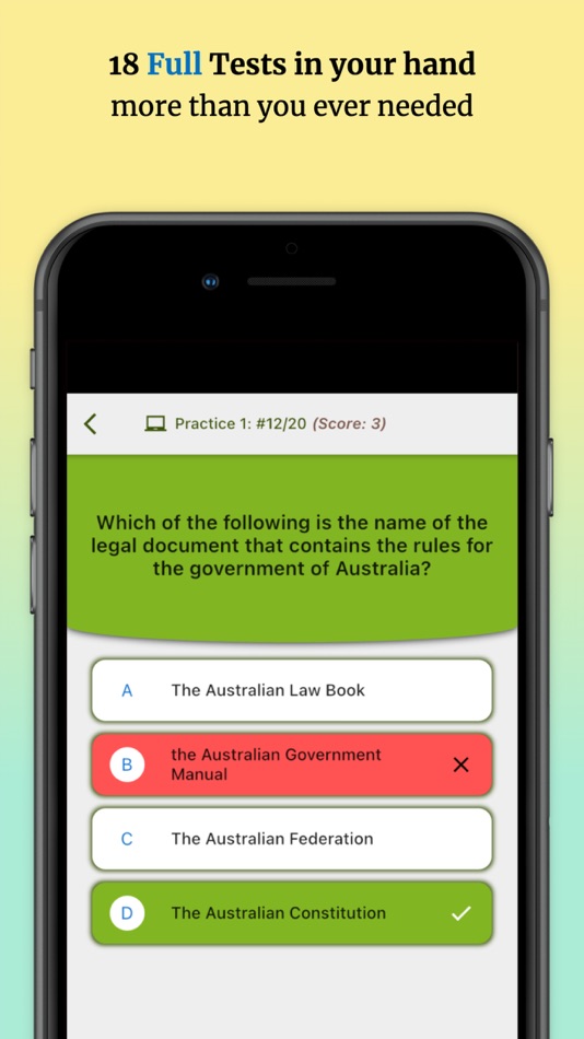 #2. Aus Citizenship Test by ExamUp (iOS) 由: Pichai Tangtrongsakundee