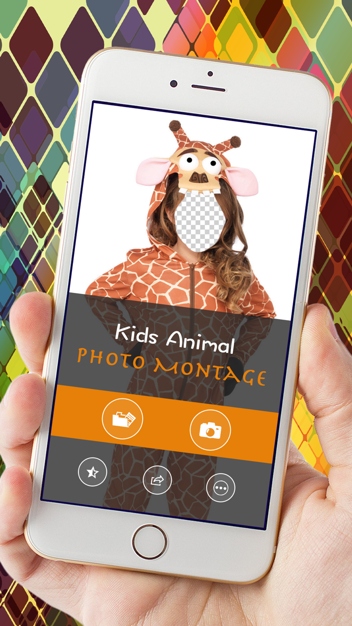 Kids Animal Photo Montage