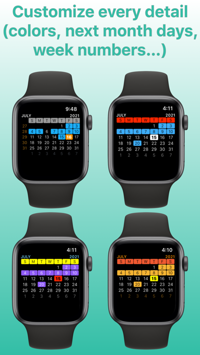 Watch Calendar - Monthly Screenshot