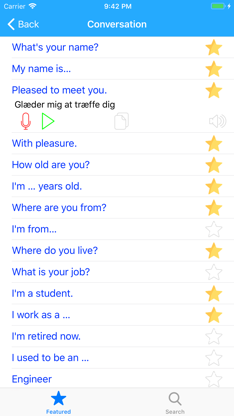 Learn Danish Language Offline screenshot 2