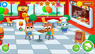 Burger cafe for kids Screenshot