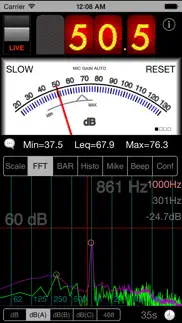splnfft noise meter iphone screenshot 2