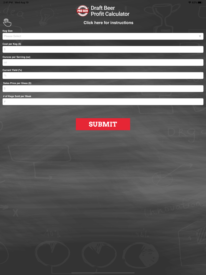 Draft Beer Profit Calculator
