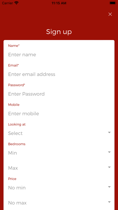 Avery Estate Agents Screenshot