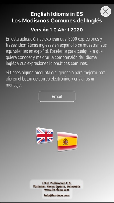 Screenshot #1 pour Modismos Comunes del Inglés