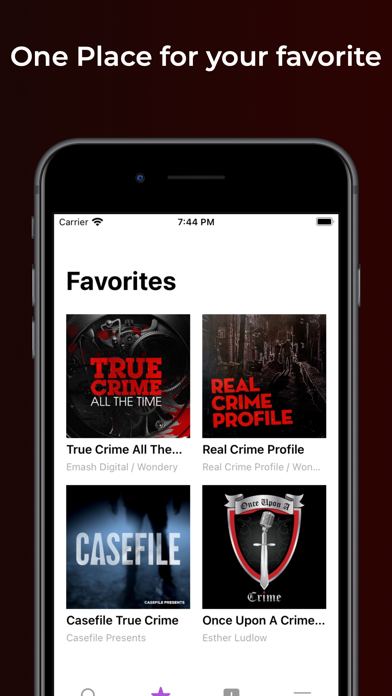 True Crime Podcast Screenshot