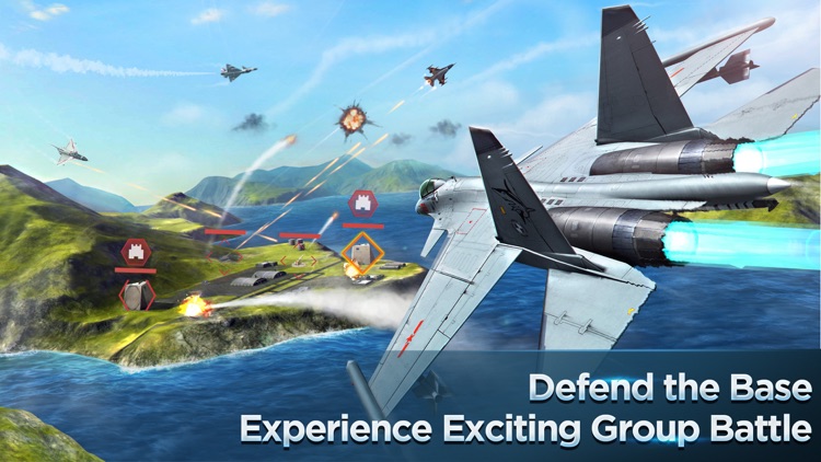 Air Combat OL: Team Match screenshot-3