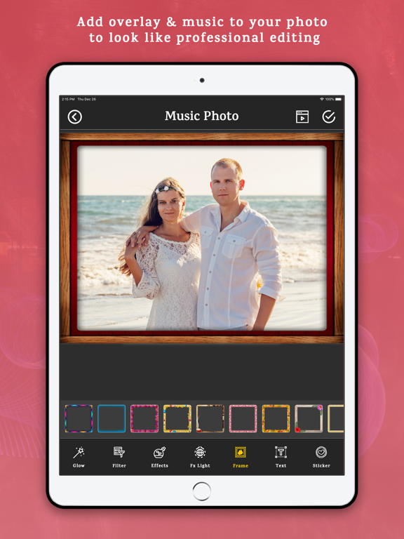Video Maker With Music iPad screenshot 4 - Photo & Video app
