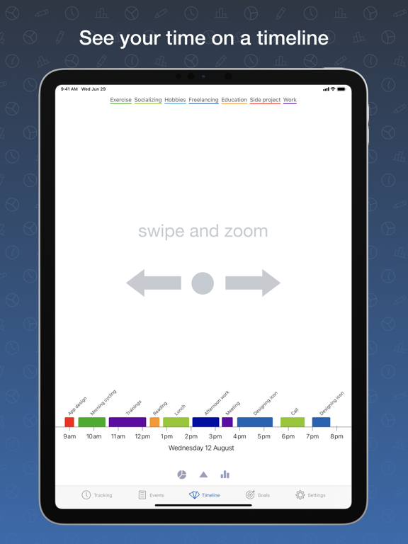 Screenshot #6 pour Timelines Time Tracking