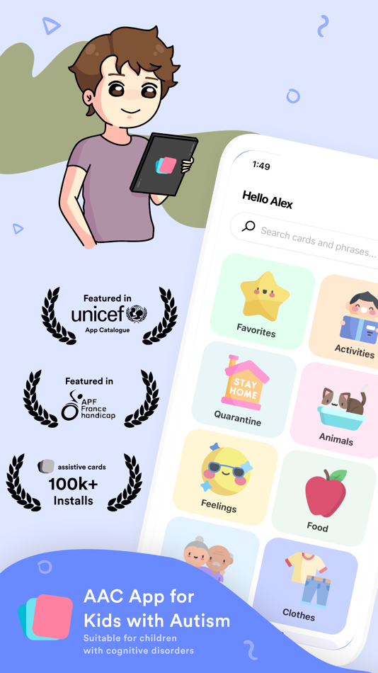 #1. Leeloo AAC - Autism Speech App (iOS) Podle: DOYBLS