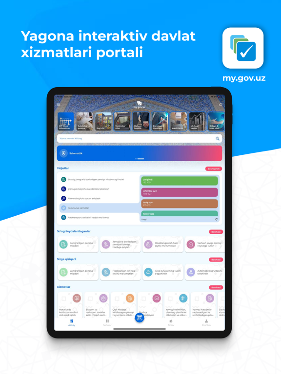 Screenshot #4 pour MyGov: Davlat xizmatlari