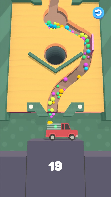 Sand Balls - Digger Puzzle screenshot 1