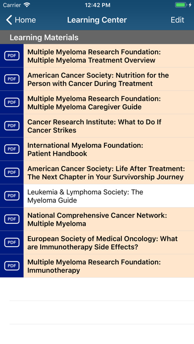 Multiple Myeloma Manager Screenshot