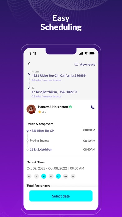 LetsRideKids: Safe Ride App Screenshot