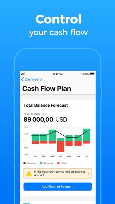 Board: Business Budget Tracker Screenshot