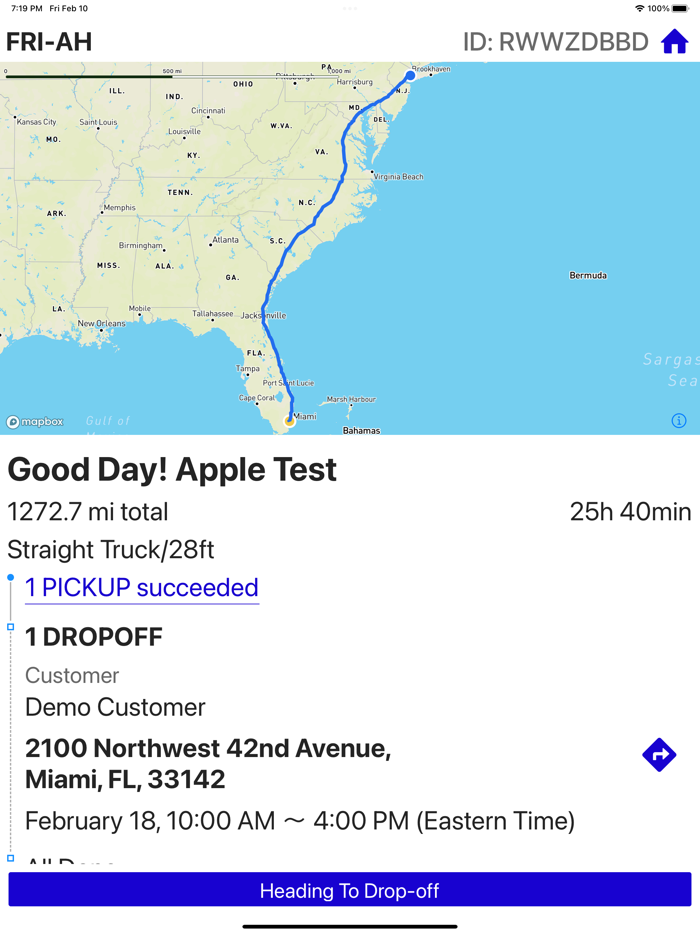 WARP Carrier - Driver