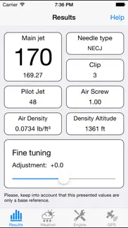 jetting for suzuki rm 2t bikes iphone screenshot 1