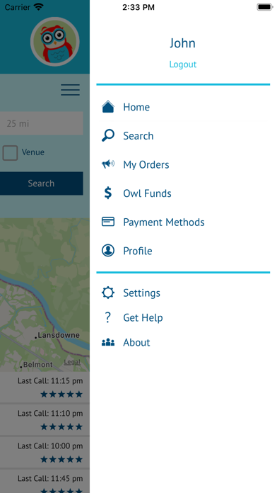 OWL User Screenshot