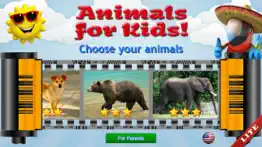 animals for kids, toddler game iphone screenshot 1