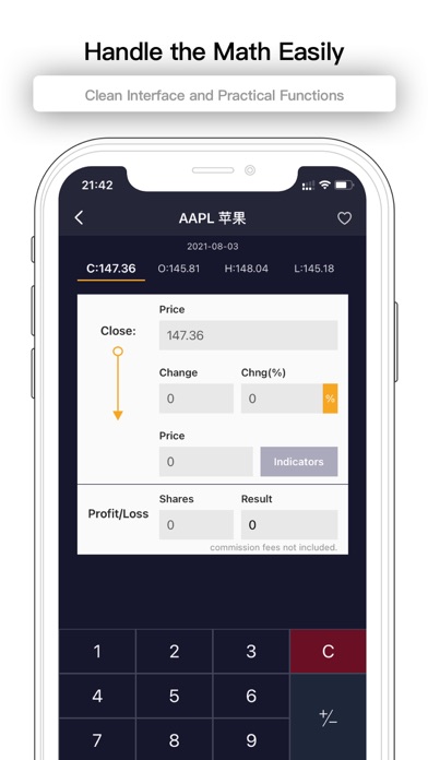 Stock Calculator for Investors Screenshot