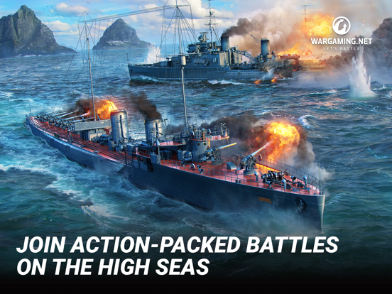 World of Warships Blitz 3D War iPad app afbeelding 1