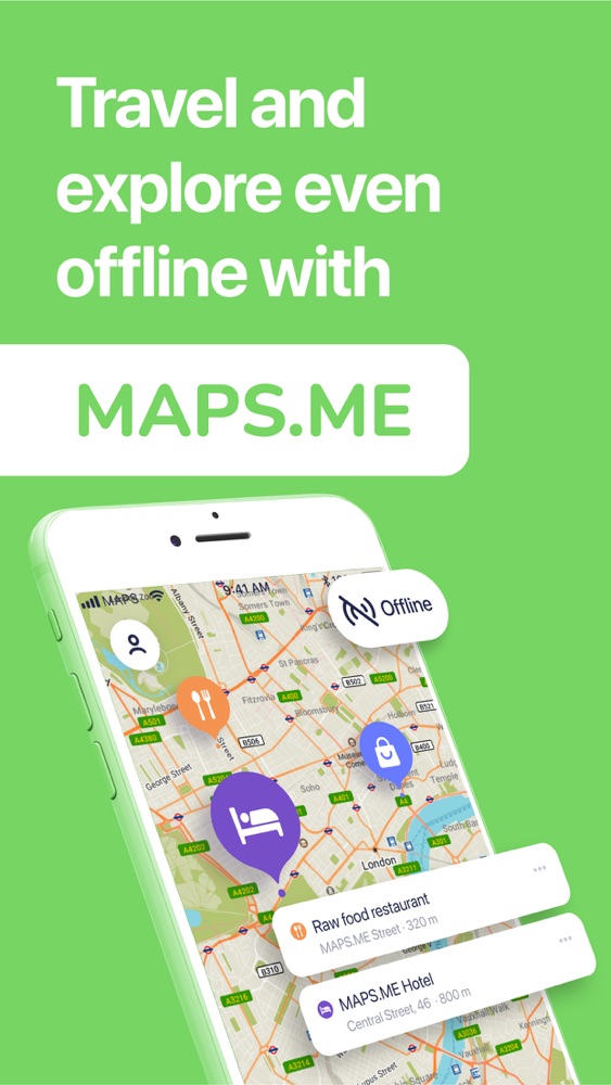 MAPS.ME: Offline Maps, GPS Nav App for iPhone - Free Download MAPS.ME:  Offline Maps, GPS Nav for iPad & iPhone at AppPure